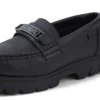 Lennon Loafer aus Leder für Erwachsene, Unisex, schwarz