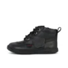 Playflex Hi Unisex für Kleinkinder, Leder, schwarz