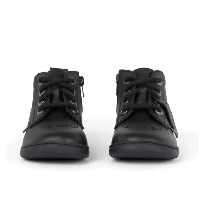 Playflex Hi Unisex für Kleinkinder, Leder, schwarz
