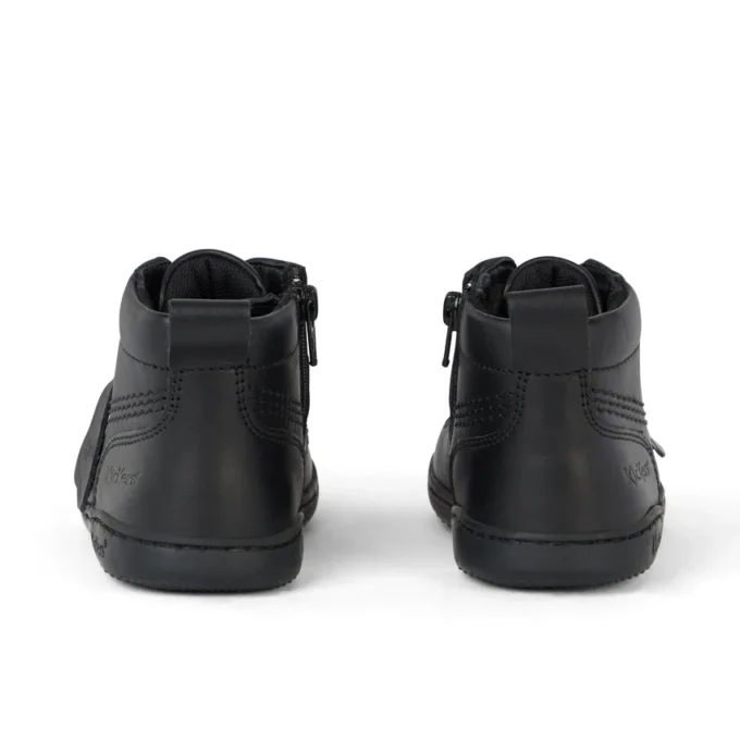Playflex Hi Unisex für Kleinkinder, Leder, schwarz