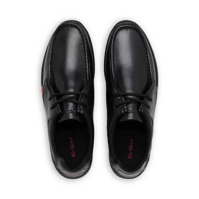 Reasan Lace Leder für Herren, schwarz