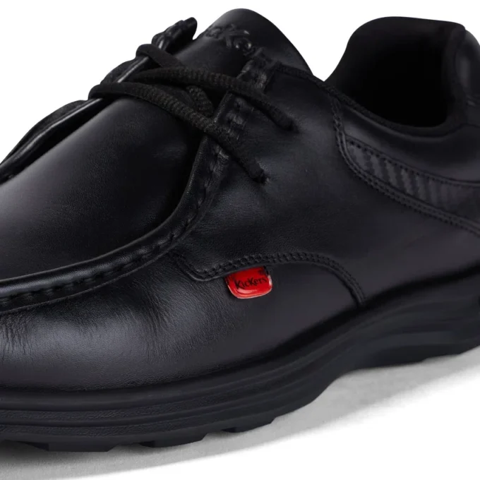 Reasan Lace Leder für Herren, schwarz