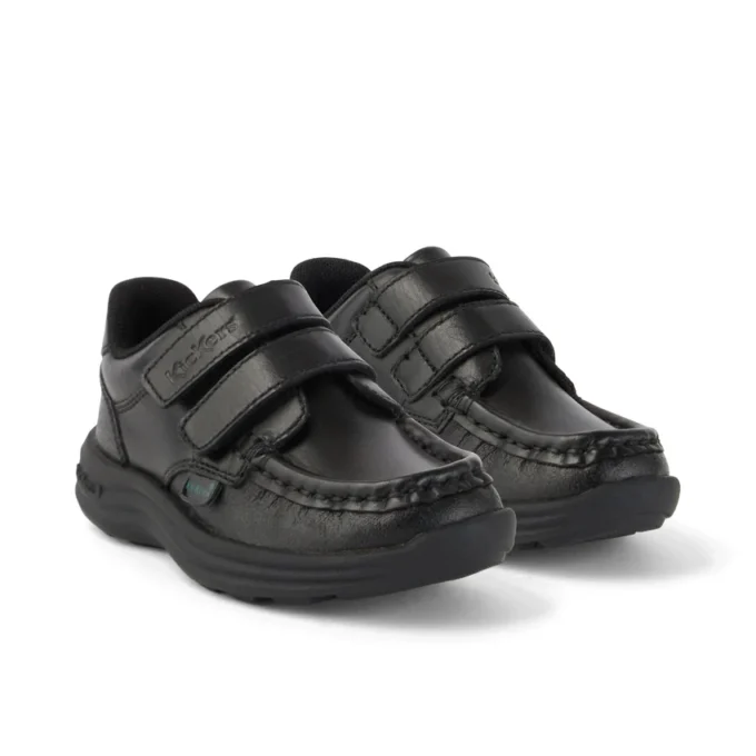 Reasan Twin Vel Leder Schwarz für kleine Jungen