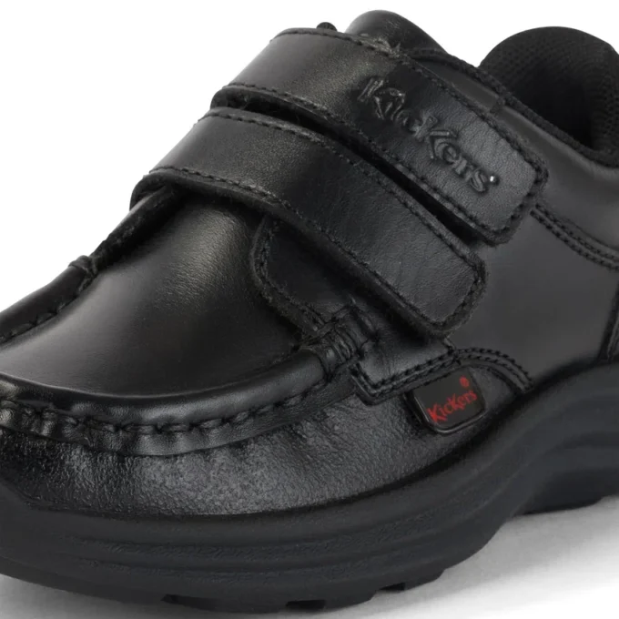 Reasan Twin Vel Leder Schwarz für kleine Jungen