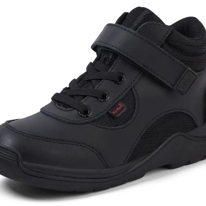Stomper Hi Leder Schwarz für Jungen