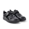 Tovni Brogue-Schuh für Mädchen aus schwarzem Lackleder