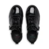 Tovni Brogue-Schuh für Mädchen aus schwarzem Lackleder