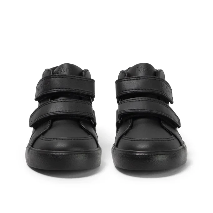 Tovni Hi Vel Unisex für Kleinkinder, Lederimitat, schwarz