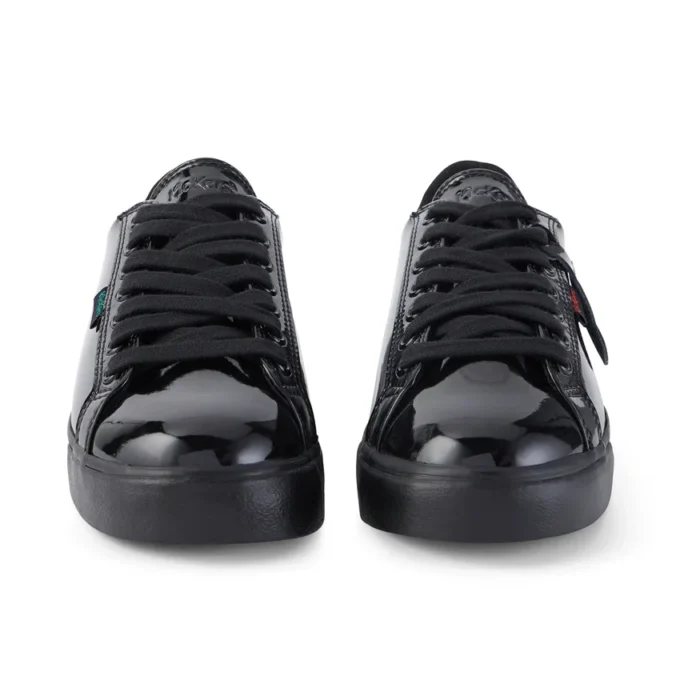 Tovni Lacer für Erwachsene, Damen, Lackleder, Schwarz