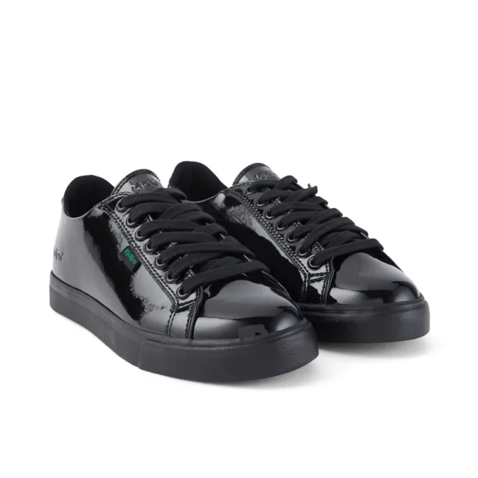 Tovni Lacer für Erwachsene, Damen, Lackleder, Schwarz