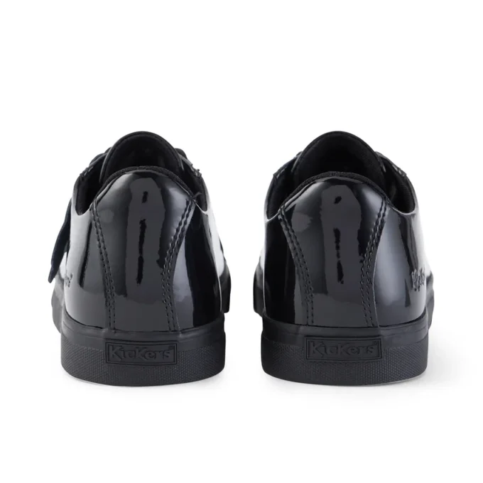Tovni Lacer für Erwachsene, Damen, Lackleder, Schwarz