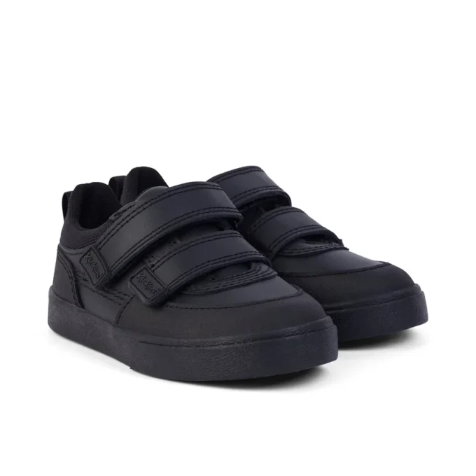Tovni Scuff Lo Leder für Jungen, schwarz Tovni Scuff Lo Leder für Jungen, schwarz