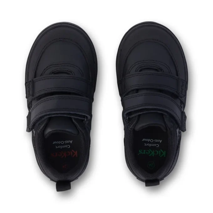 Tovni Scuff Lo Leder für Jungen, schwarz Tovni Scuff Lo Leder für Jungen, schwarz