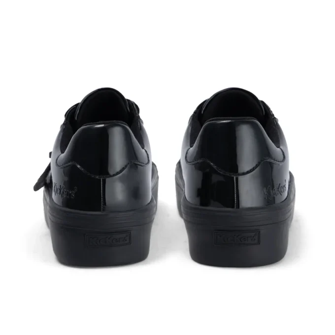 Tovni Stack für Erwachsene, Damen, Lederalternative, Lackleder, Schwarz