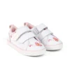 Tovni Twin Happy Sneakers für Mädchen im Kleinkindalter, Leder, Weiß