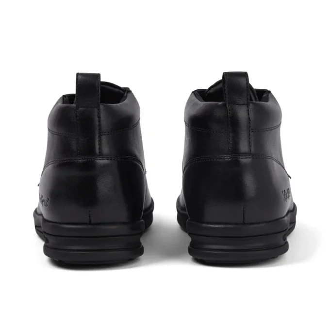 Troiko Hi Lederstiefel für Jugendliche, schwarz