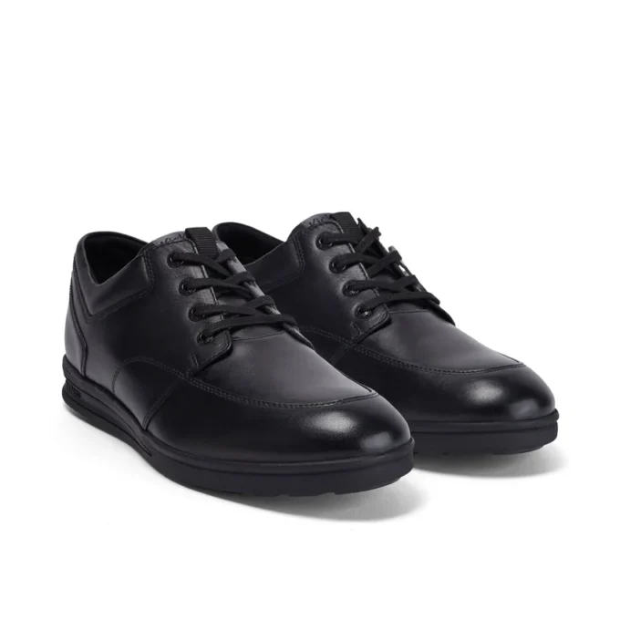Troiko Lace Leder für Herren, schwarz
