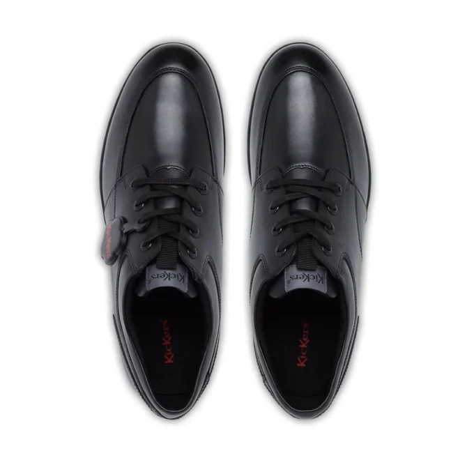 Troiko Lace Leder für Herren, schwarz