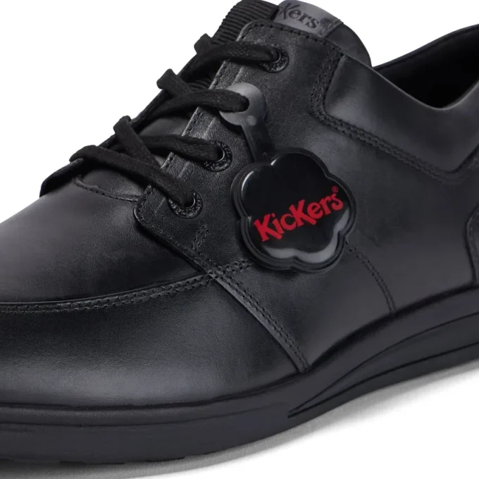 Troiko Lace Leder für Herren, schwarz