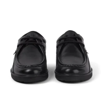 Troiko Wall Lederschuhe für Jugendliche und Herren, schwarz