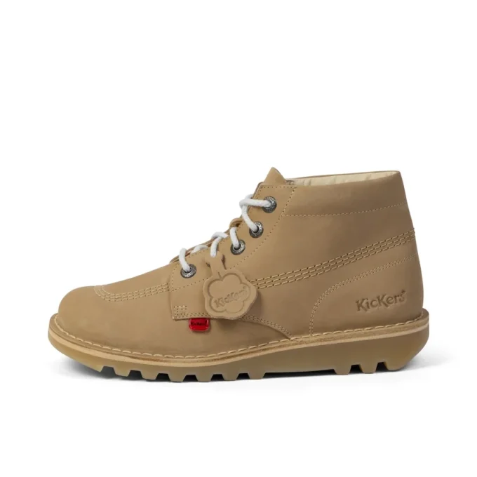 Unisex Kick Hi für Erwachsene, Leder, Sand
