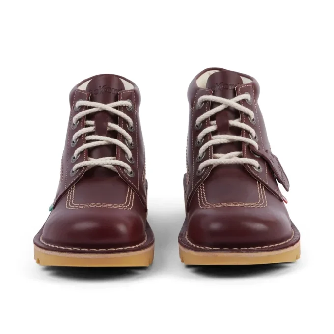 Unisex Kick Hi Leder Dark Red für Erwachsene