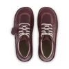 Unisex Kick Hi Leder Dark Red für Erwachsene
