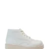 Unisex Kick Hi Stack aus Kunstleder für Erwachsene, Weiß