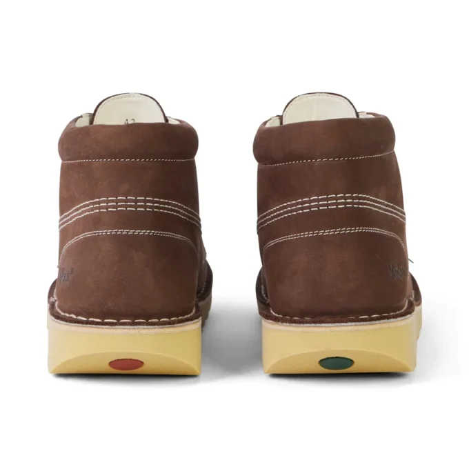 Unisex-Kick Hi-Stiefel aus Wildleder für Erwachsene, braun