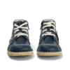 Unisex-Kick Hi Zip-Stiefel für Kleinkinder aus Lederalternative, marineblau