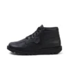 Unisex-Kick-Stiefel für Erwachsene aus Tumbled-Leder, schwarz Unisex-Kick-Stiefel für Erwachsene aus Tumbled-Leder, schwarz
