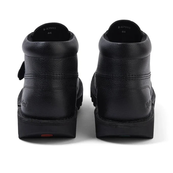 Unisex-Kick-Stiefel für Erwachsene aus Tumbled-Leder, schwarz Unisex-Kick-Stiefel für Erwachsene aus Tumbled-Leder, schwarz