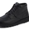 Unisex-Kick-Stiefel für Erwachsene aus Tumbled-Leder, schwarz Unisex-Kick-Stiefel für Erwachsene aus Tumbled-Leder, schwarz