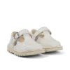 Unisex-Kick T-Bar-Glitzerschuhe für Kleinkinder, weiß