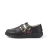 Unisex-Kick T-Bar-Goldie-Schuhe für Erwachsene, schwarz
