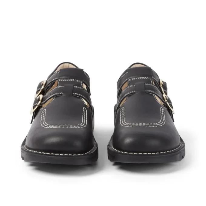 Unisex-Kick T-Bar-Goldie-Schuhe für Erwachsene, schwarz