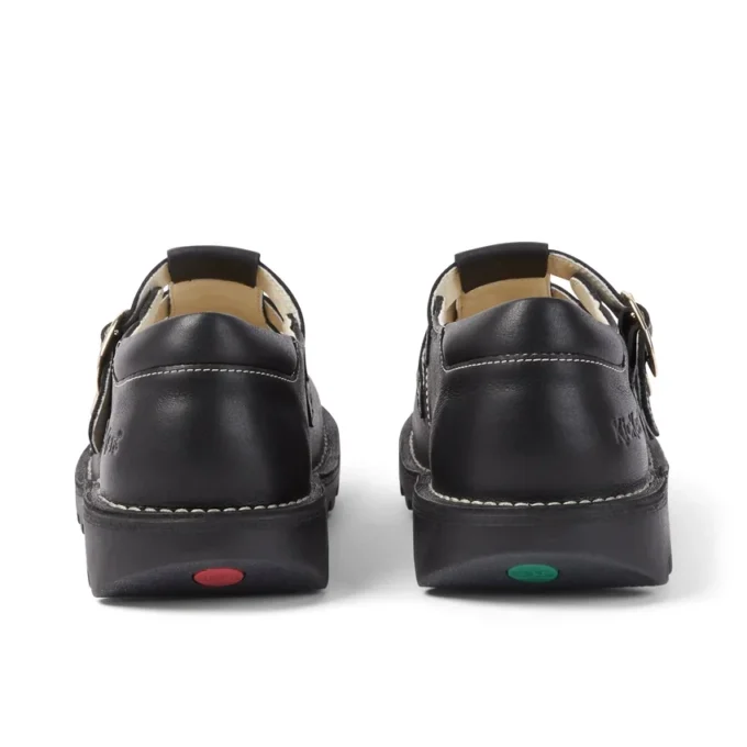 Unisex-Kick T-Bar-Goldie-Schuhe für Erwachsene, schwarz
