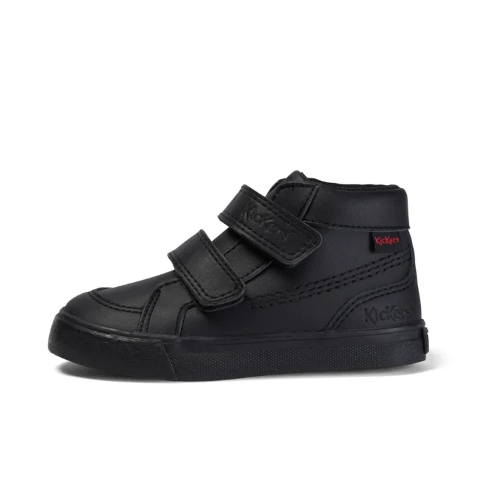 Unisex-Kinderschuhe Tovni Hi Leder Schwarz