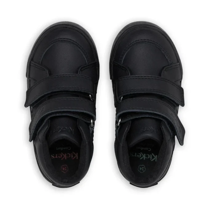 Unisex-Kinderschuhe Tovni Hi Leder Schwarz