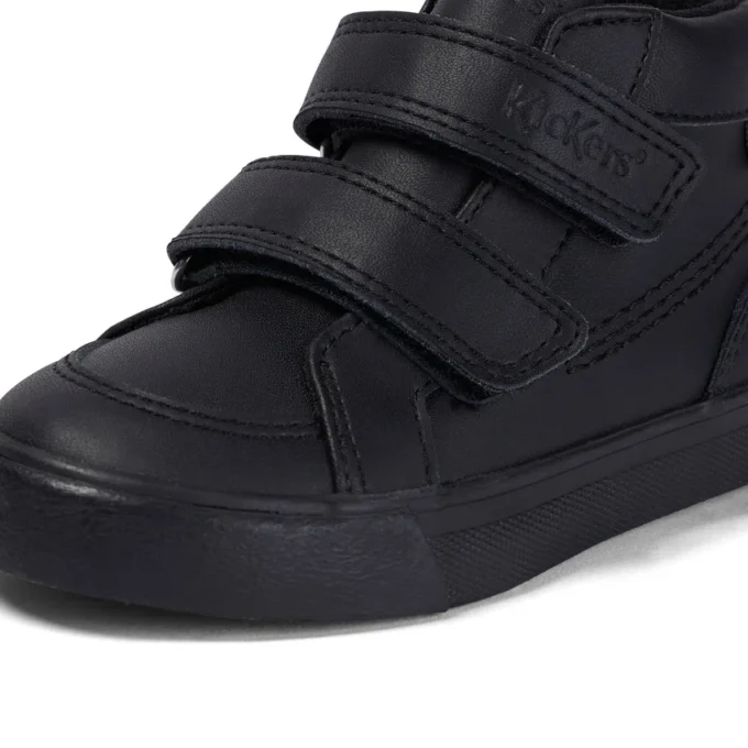 Unisex-Kinderschuhe Tovni Hi Leder Schwarz
