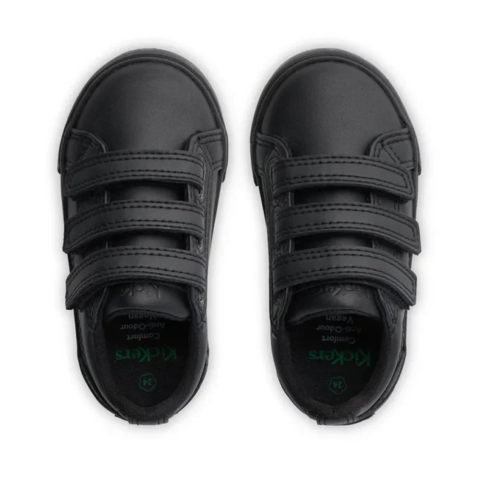 Unisex-Kinderschuhe Tovni Trip aus Lederalternative, schwarz