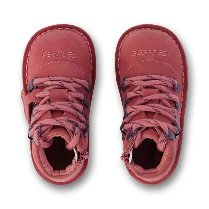Unisex-Kinderstiefel Kick Hi Explore Leder Rosa