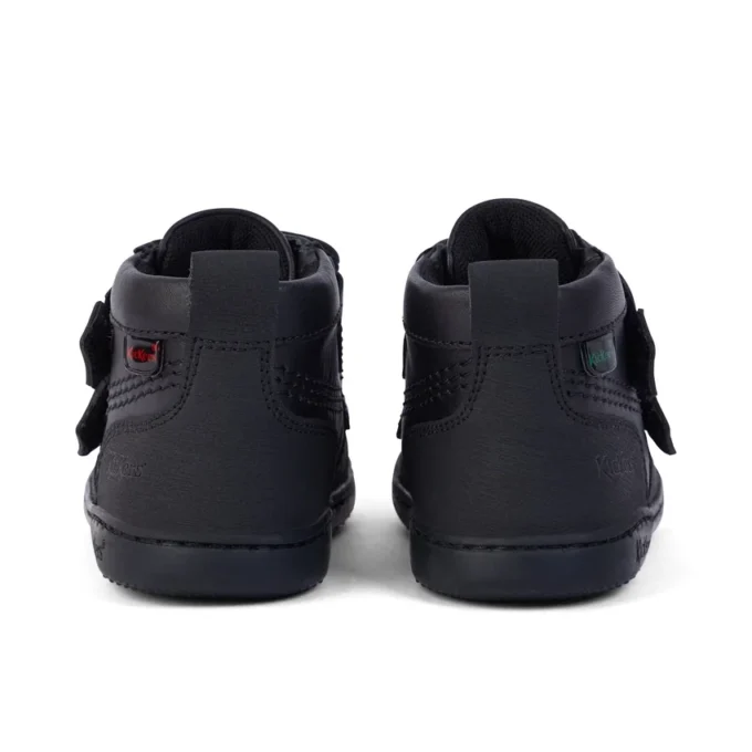 Unisex-Kinderstiefel Playflex Hi Vel Leder Schwarz