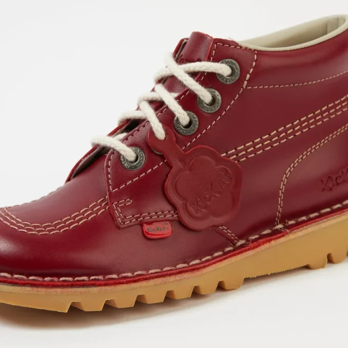 Unisex-Leder-Fleurette Rot Unisex-Leder-Fleurette Rot
