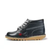 Unisex-Leder-Kick Hi Core für Erwachsene in Navy
