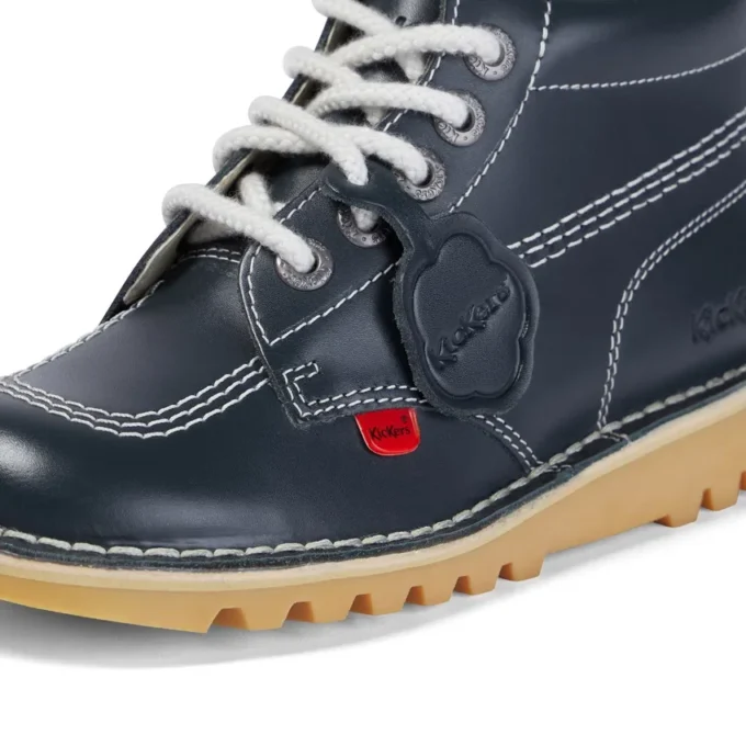 Unisex-Leder-Kick Hi Core für Erwachsene in Navy