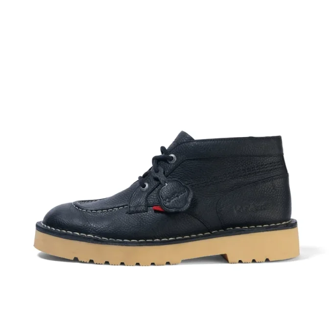 Unisex-Leder-Stiefel „Daltrey Chuk“ für Erwachsene, schwarz