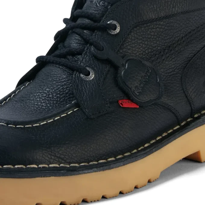 Unisex-Leder-Stiefel „Daltrey Chuk“ für Erwachsene, schwarz
