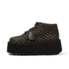 Unisex-Stiefel für Erwachsene Kick Hi Platform Leder Schwarz/Khaki