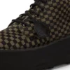 Unisex-Stiefel für Erwachsene Kick Hi Platform Leder Schwarz/Khaki